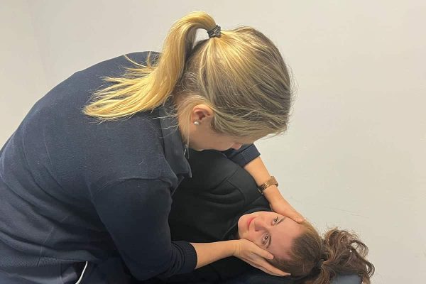 Physical therapy session at Core Physio & Pilates, improving mobility and rehabilitation.